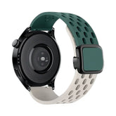 Savion Samsung 方扣拼色磁吸矽膠錶帶