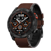 Garnet Garmin 皮革矽膠錶帶 - hkwatchbandco