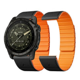 Garrett Garmin 雙色矽膠磁吸錶帶 - hkwatchbandco