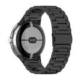 Glen Google Three-Bead Stainless Steel Watch Band