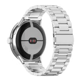 Glen Google Three-Bead Stainless Steel Watch Band