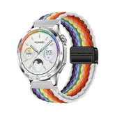 Hyman HUAWEI 拼色編織磁吸錶帶 - hkwatchbandco