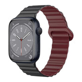 Abdalla Apple 矽膠雙併色錶帶 - hkwatchbandco