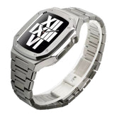 Apple 改裝系列: Milo AP Royal Oak 淨色不銹鋼組合 - hkwatchbandco