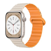 Asher Apple 矽膠雙併色錶帶 - hkwatchbandco