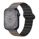 Abdalla Apple 矽膠雙併色錶帶 - hkwatchbandco