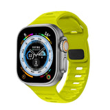 Abbas Apple Solid Color Silicone Watch Strap