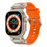 Abdul Apple 不鏽鋼矽膠錶帶 - hkwatchbandco