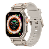 Abdul Apple 不鏽鋼矽膠錶帶 - hkwatchbandco