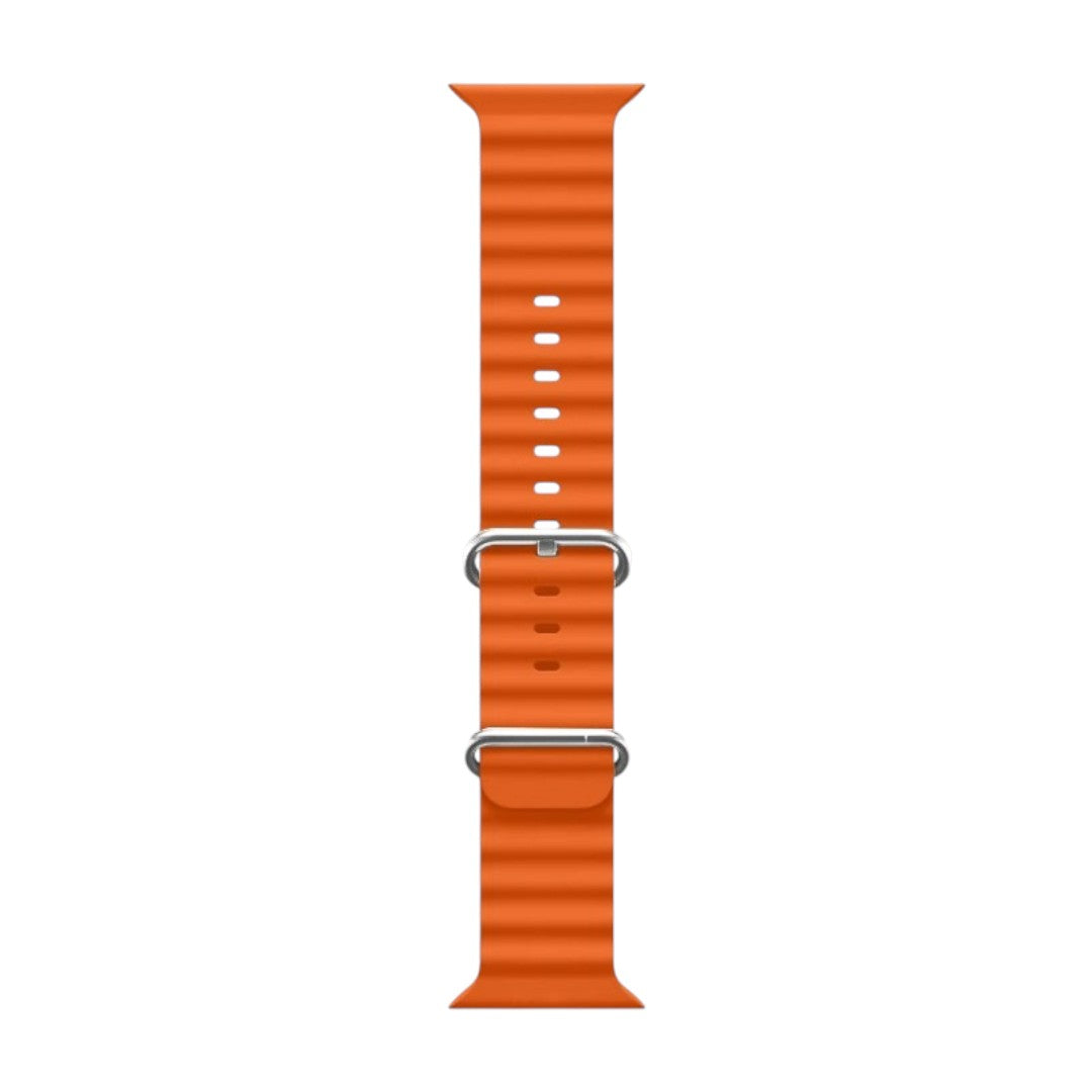 Ableson Apple 淨色回環矽膠錶帶 - hkwatchbandco