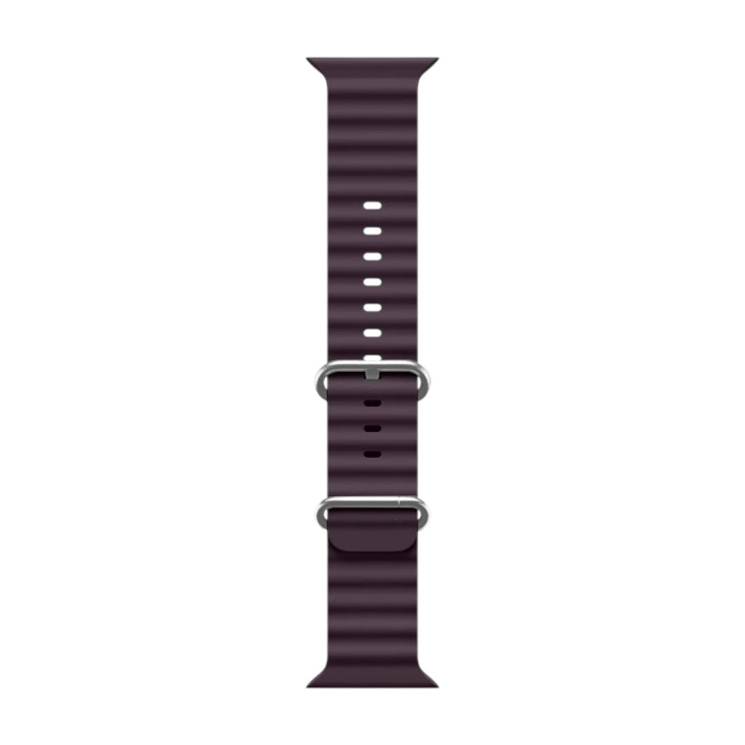 Ableson Apple 淨色回環矽膠錶帶 - hkwatchbandco