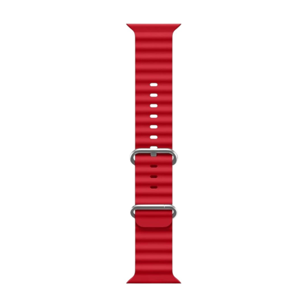 Ableson Apple 淨色回環矽膠錶帶 - hkwatchbandco