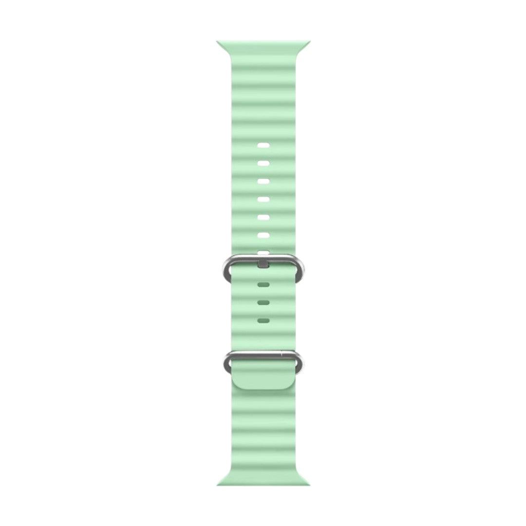 Ableson Apple 淨色回環矽膠錶帶 - hkwatchbandco
