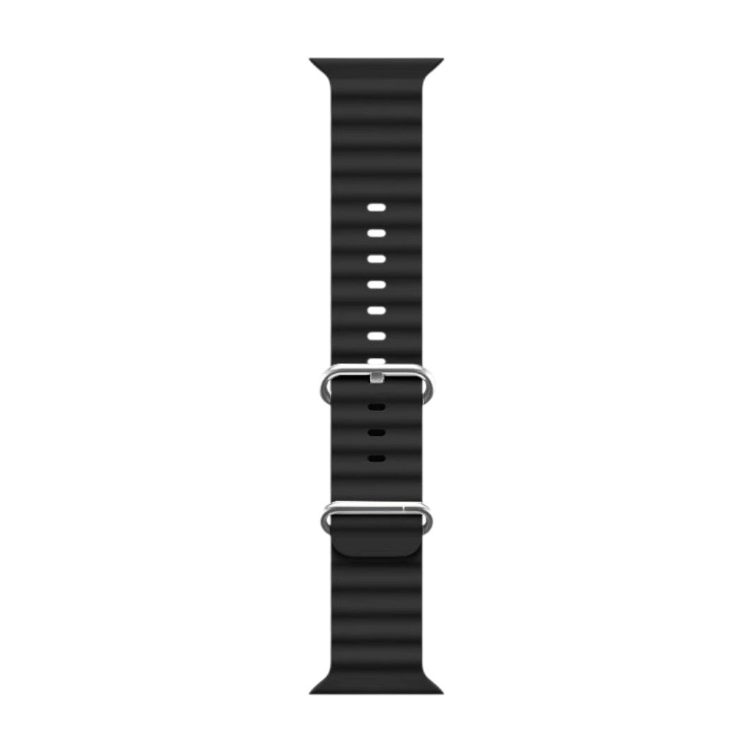 Ableson Apple 淨色回環矽膠錶帶 - hkwatchbandco