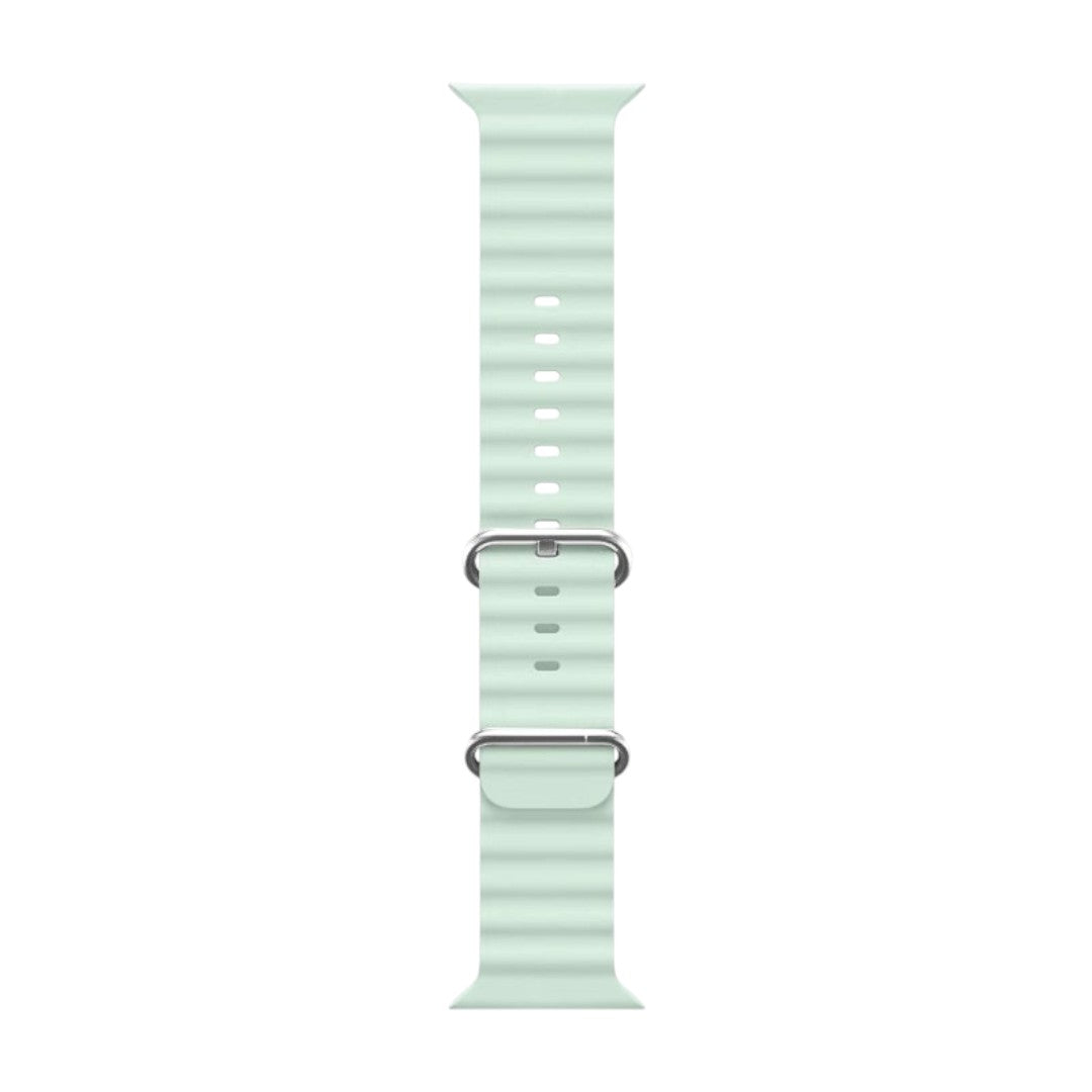 Ableson Apple 淨色回環矽膠錶帶 - hkwatchbandco