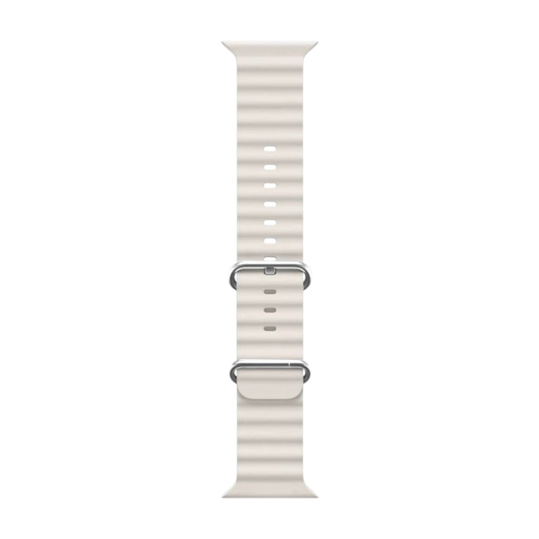 Ableson Apple 淨色回環矽膠錶帶 - hkwatchbandco