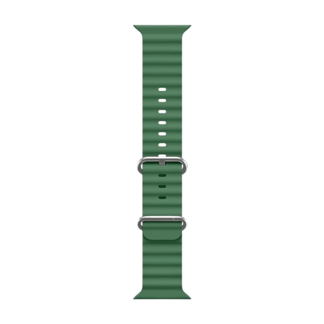 Ableson Apple 淨色回環矽膠錶帶 - hkwatchbandco