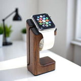 Apple watch 木質智能手錶支架充電底座 - hkwatchbandco