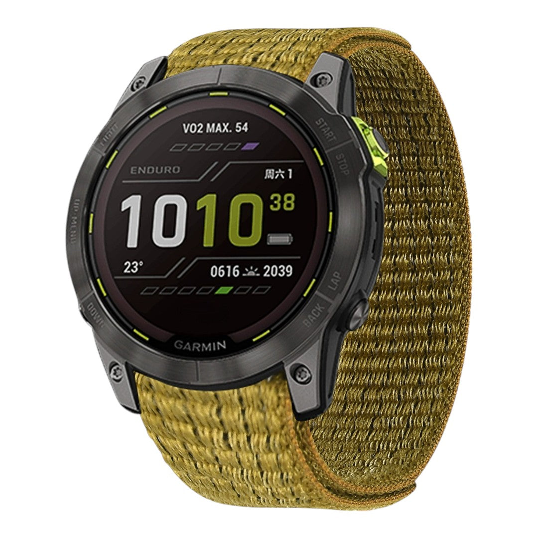 Galen Garmin 軍事風針織錶帶 - hkwatchbandco