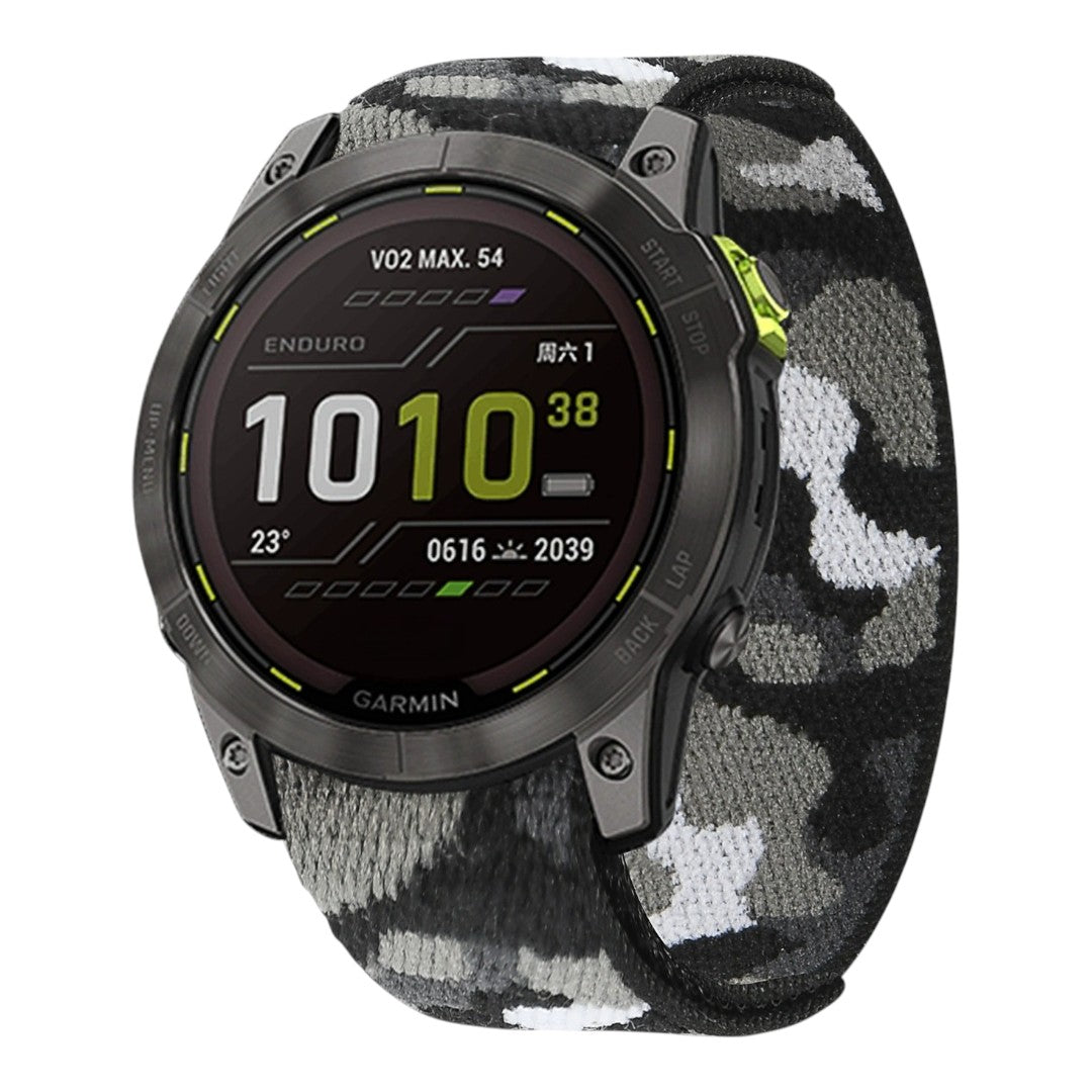 Galen Garmin 軍事風針織錶帶 - hkwatchbandco