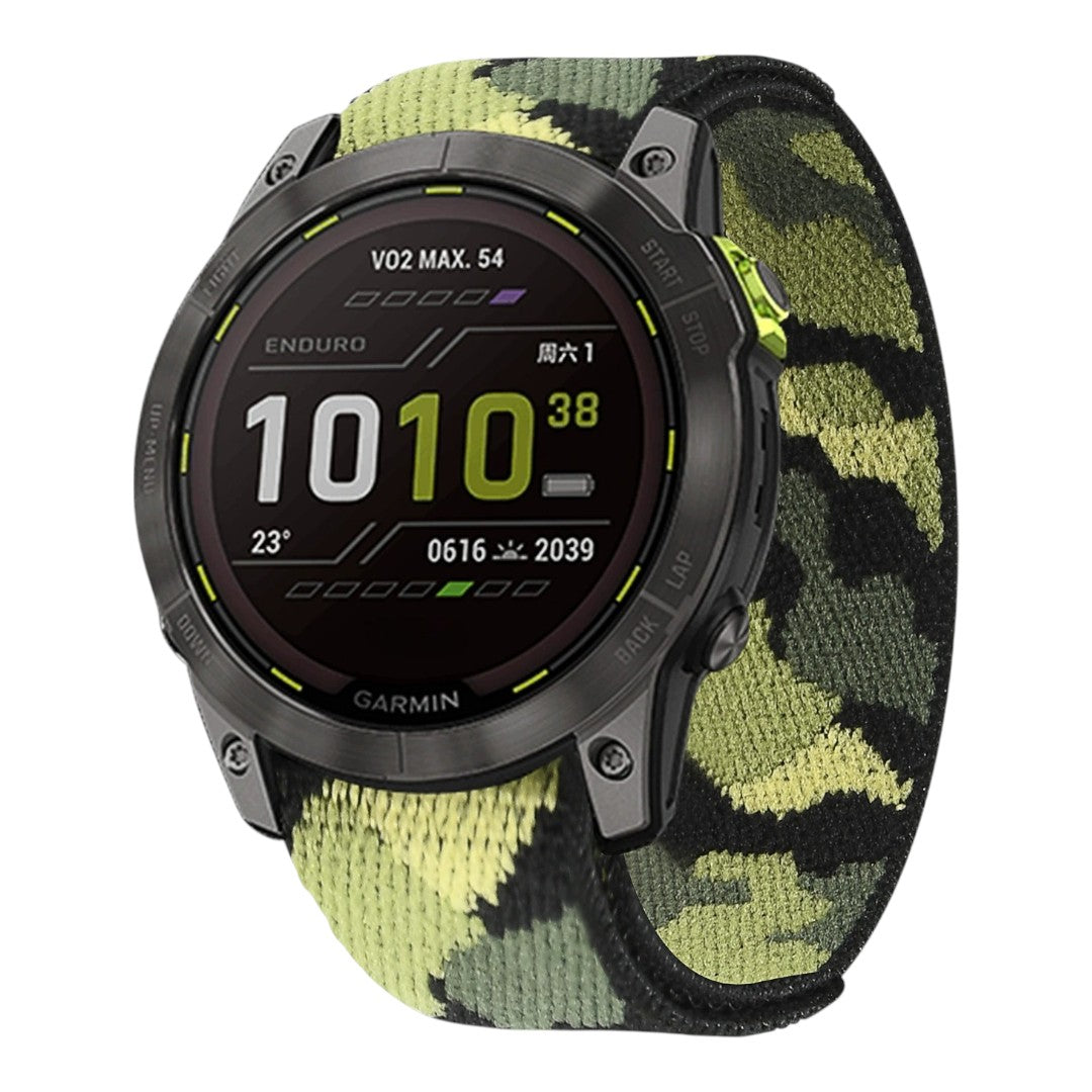 Galen Garmin 軍事風針織錶帶 - hkwatchbandco