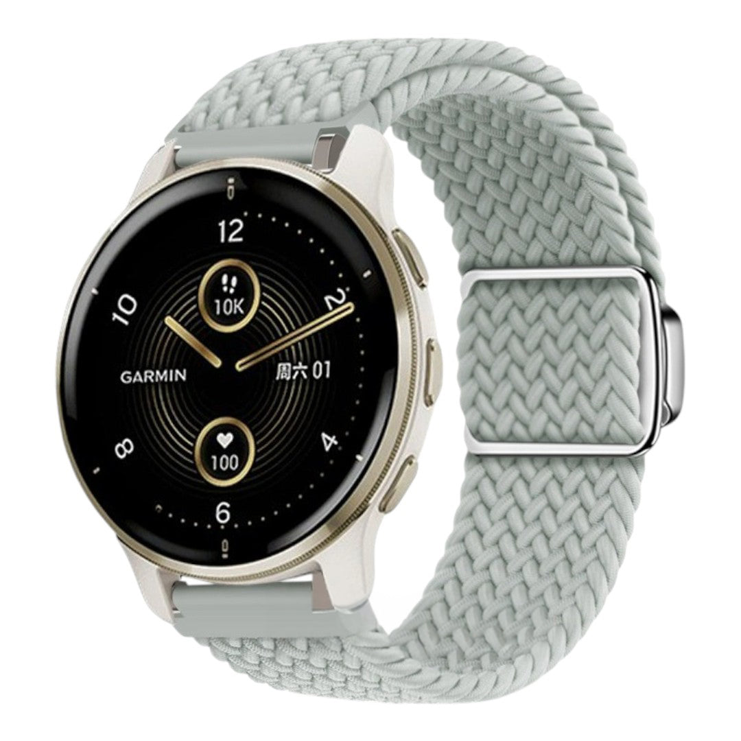 Gallagher Garmin 淨色編織磁吸錶帶 - hkwatchbandco