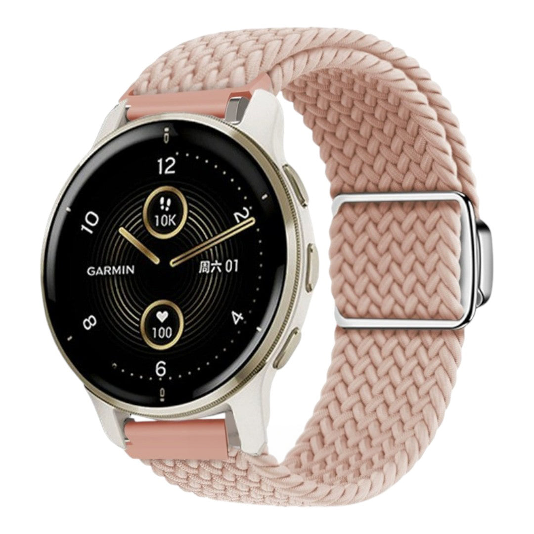 Gallagher Garmin 淨色編織磁吸錶帶 - hkwatchbandco