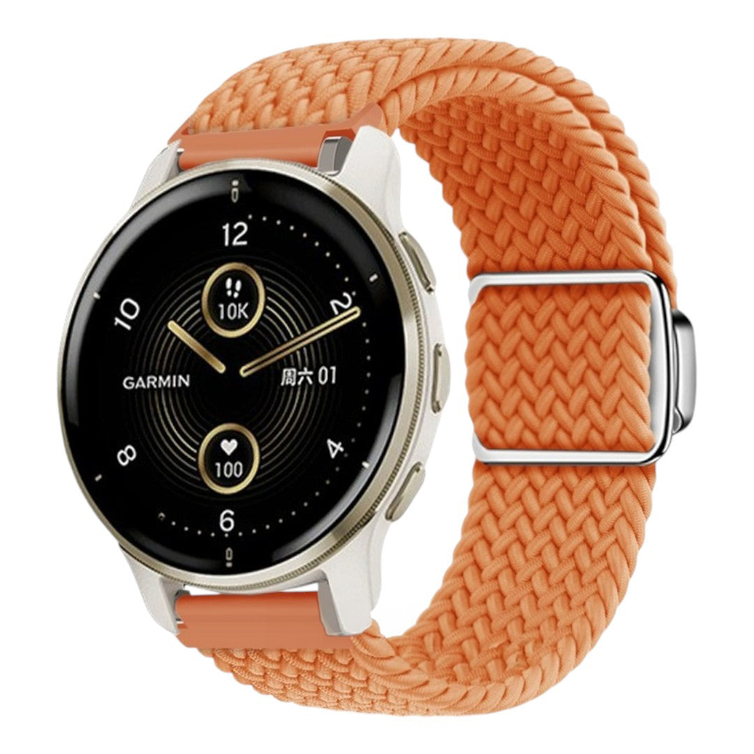 Gallagher Garmin 淨色編織磁吸錶帶 - hkwatchbandco