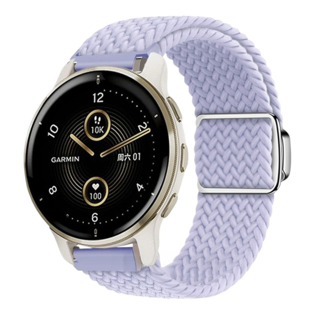Gallagher Garmin 淨色編織磁吸錶帶 - hkwatchbandco