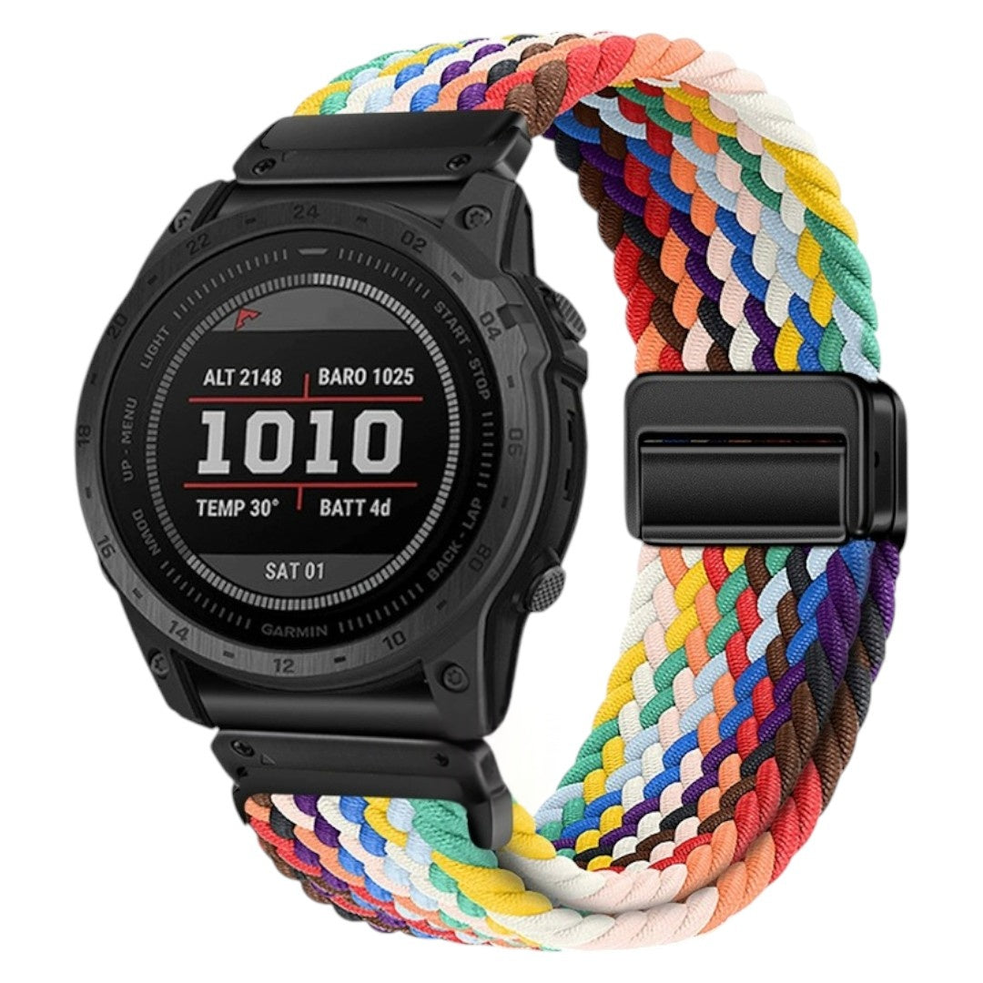 Gentry Garmin 特色編織磁吸錶帶【QuickFit】