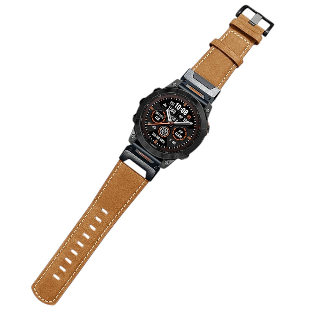 Gibbs Garmin 真皮錶帶