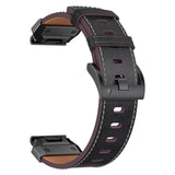 Gilbert Garmin stainless steel leather strap