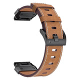 Gilbert Garmin stainless steel leather strap