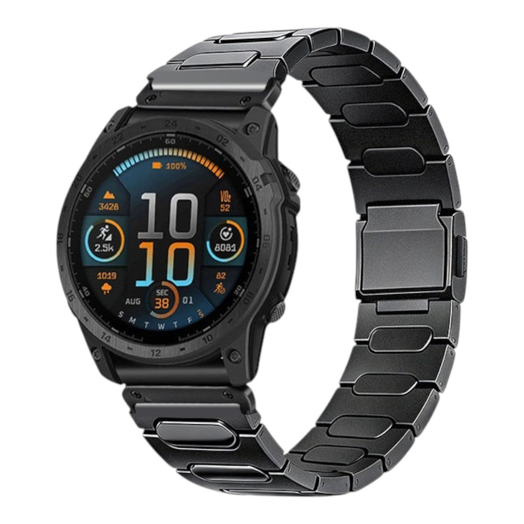 Glenn Garmin Titanium Magnetic Clasp Watch Band [QuickFit]
