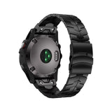 Godfrey Garmin Stainless Steel Butterfly Buckle Watch Band 【QuickFit】