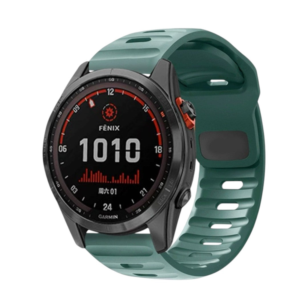 Grayson Garmin 多色運動矽膠錶帶 - hkwatchbandco