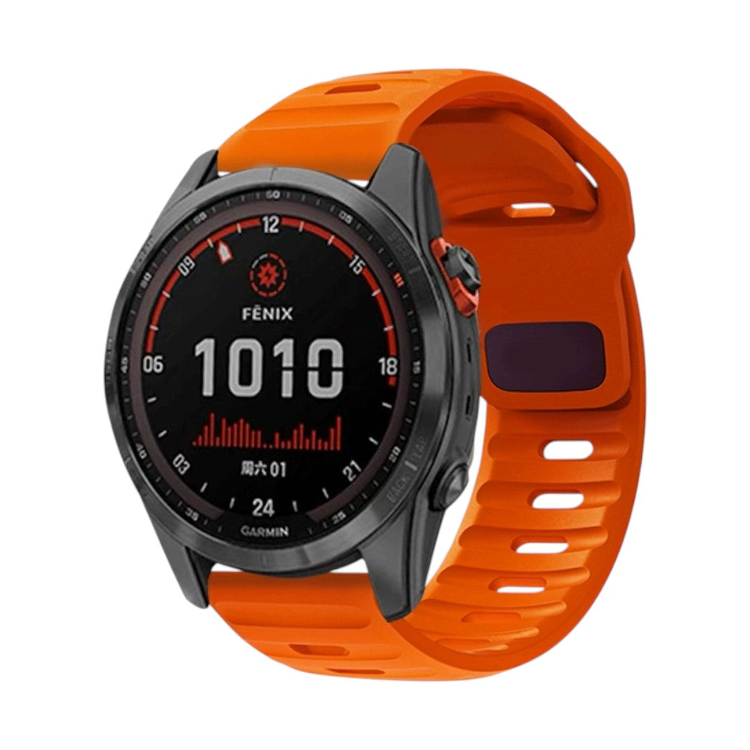 Grayson Garmin 多色運動矽膠錶帶 - hkwatchbandco