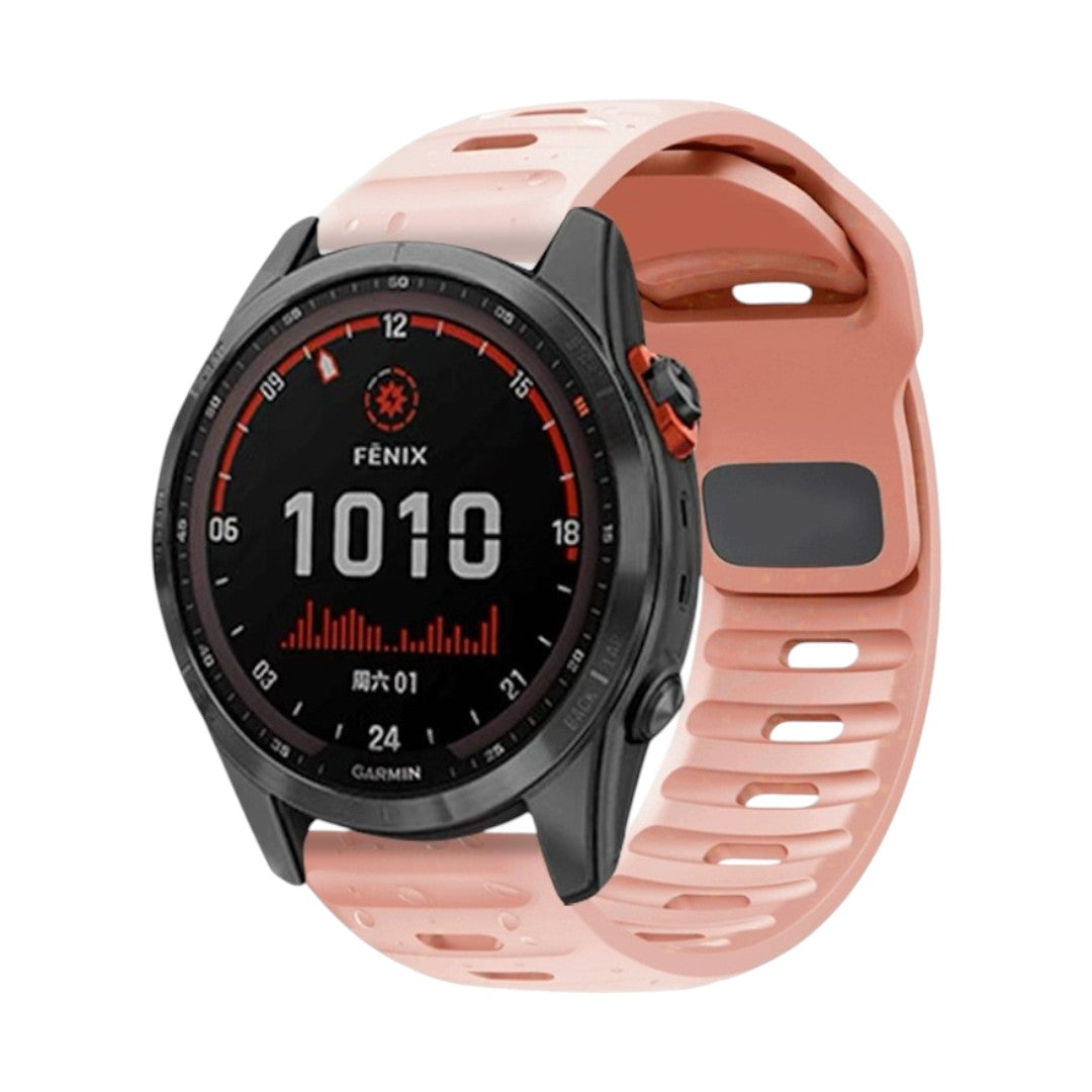 Grayson Garmin 多色運動矽膠錶帶 - hkwatchbandco