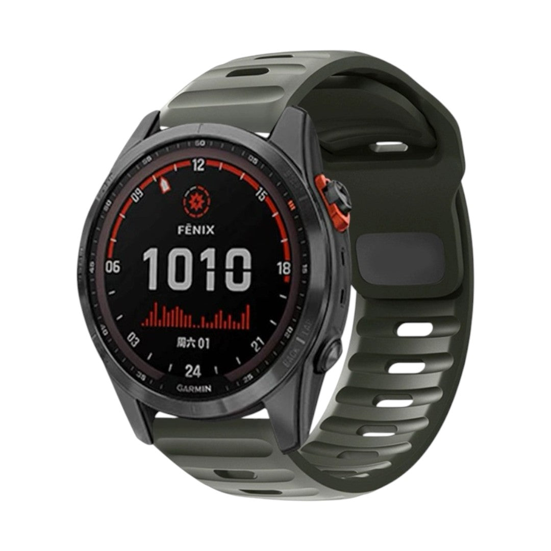 Grayson Garmin 多色運動矽膠錶帶 - hkwatchbandco