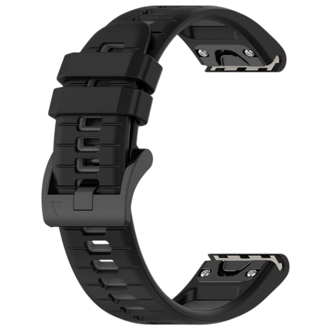Gibson Garmin 雙色矽膠錶帶【標準快拆】 - hkwatchbandco