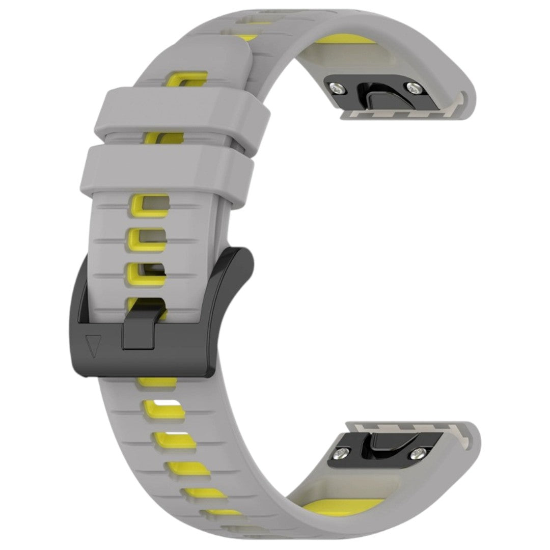 Gibson Garmin 雙色矽膠錶帶【標準快拆】 - hkwatchbandco