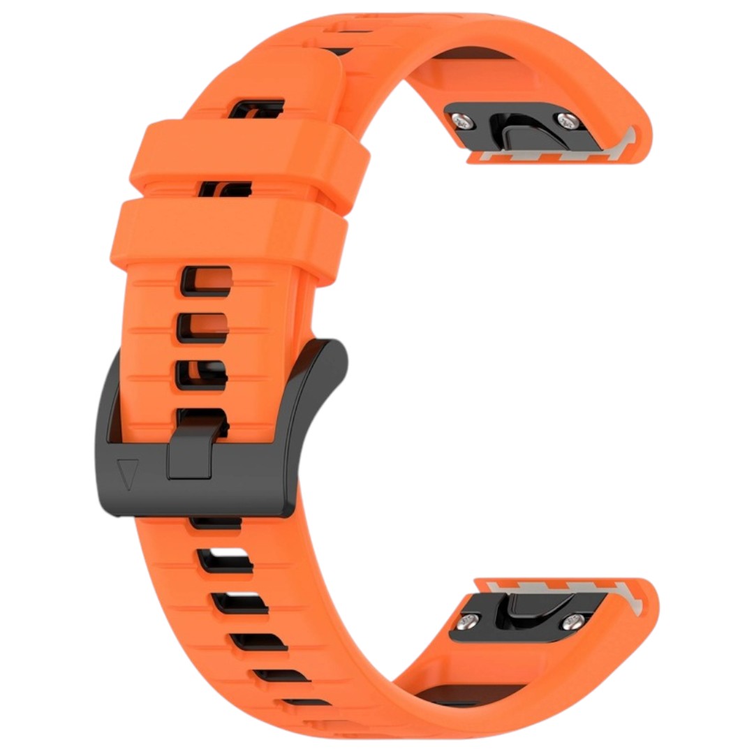 Gibson Garmin 雙色矽膠錶帶【標準快拆】 - hkwatchbandco
