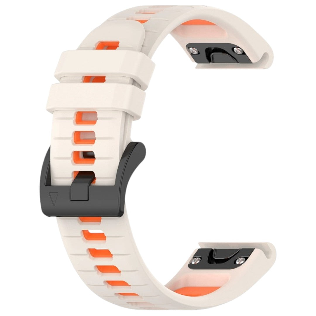 Gibson Garmin 雙色矽膠錶帶【標準快拆】 - hkwatchbandco