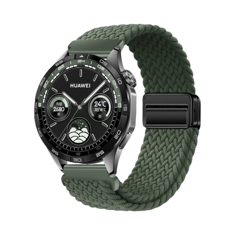 Haley HUAWEI 淨色編織磁吸錶帶 - hkwatchbandco