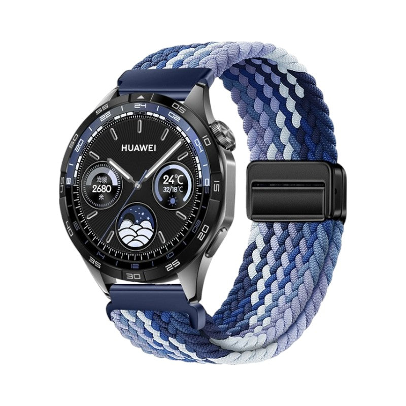 Hyman HUAWEI 拼色編織磁吸錶帶 - hkwatchbandco