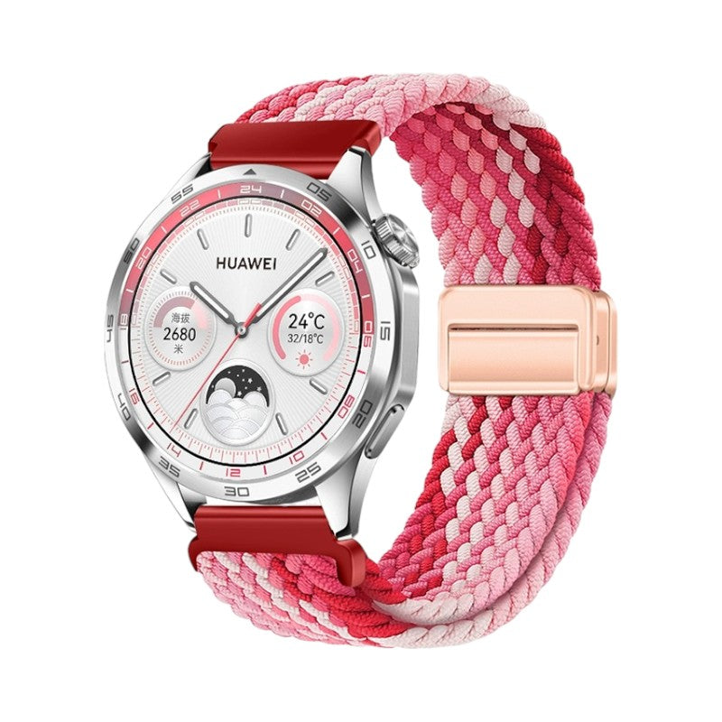 Hyman HUAWEI 拼色編織磁吸錶帶 - hkwatchbandco
