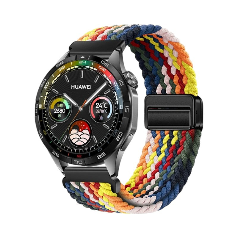 Hyman HUAWEI 拼色編織磁吸錶帶 - hkwatchbandco