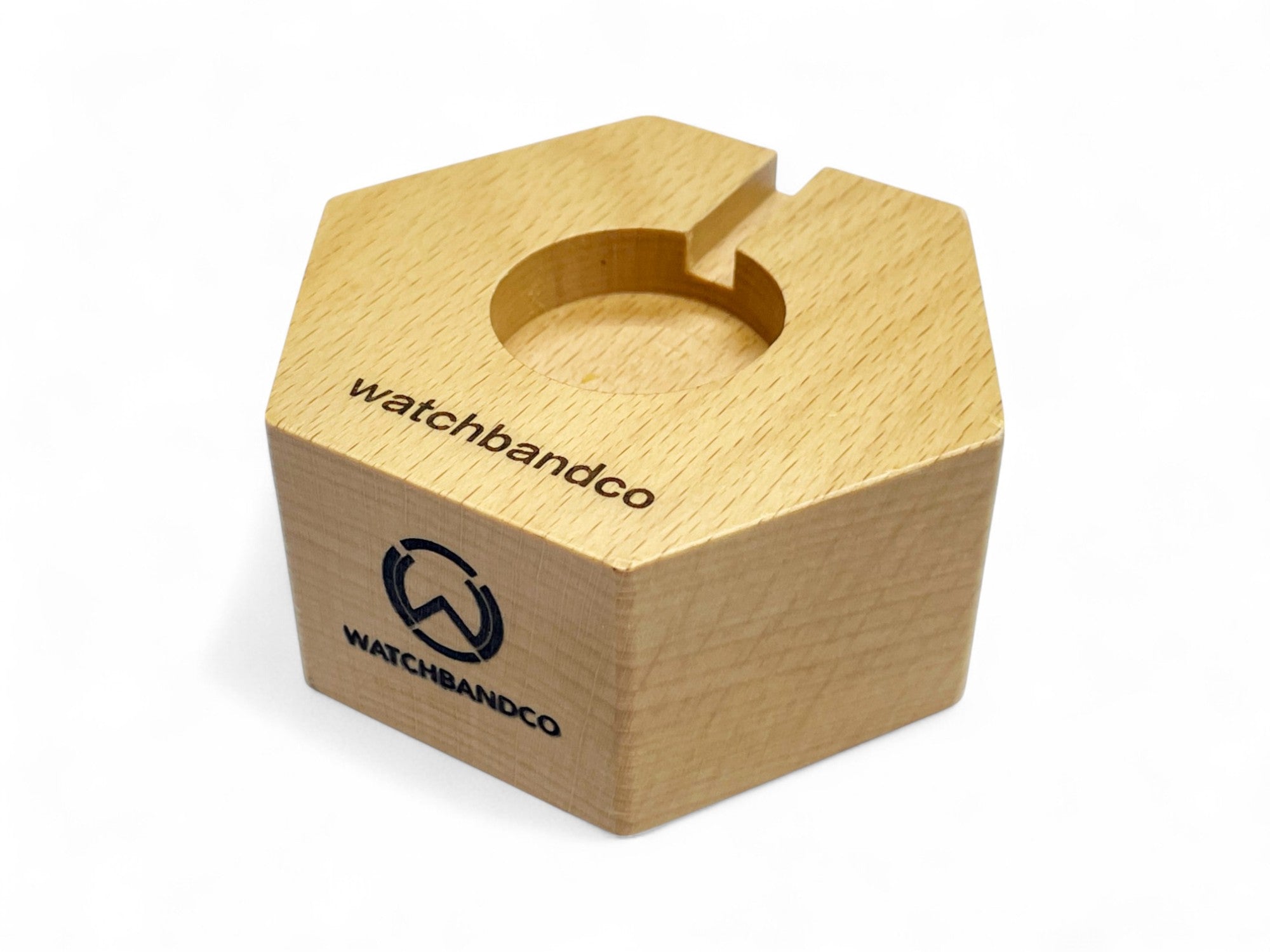 Apple Watch 木製雷射刻印客製化充電底座 - hkwatchbandco