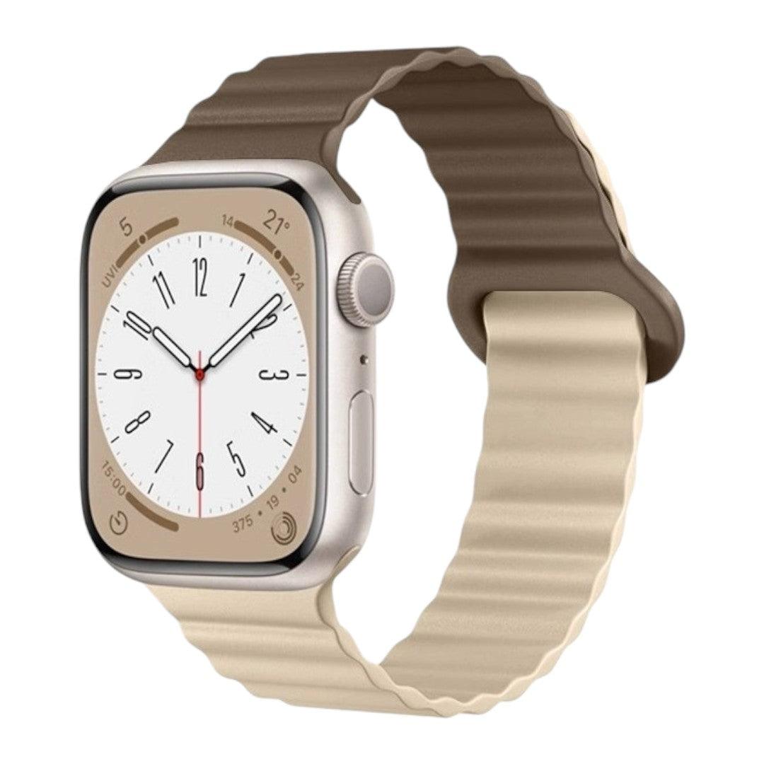 Abdalla Apple 矽膠雙併色錶帶 - hkwatchbandco