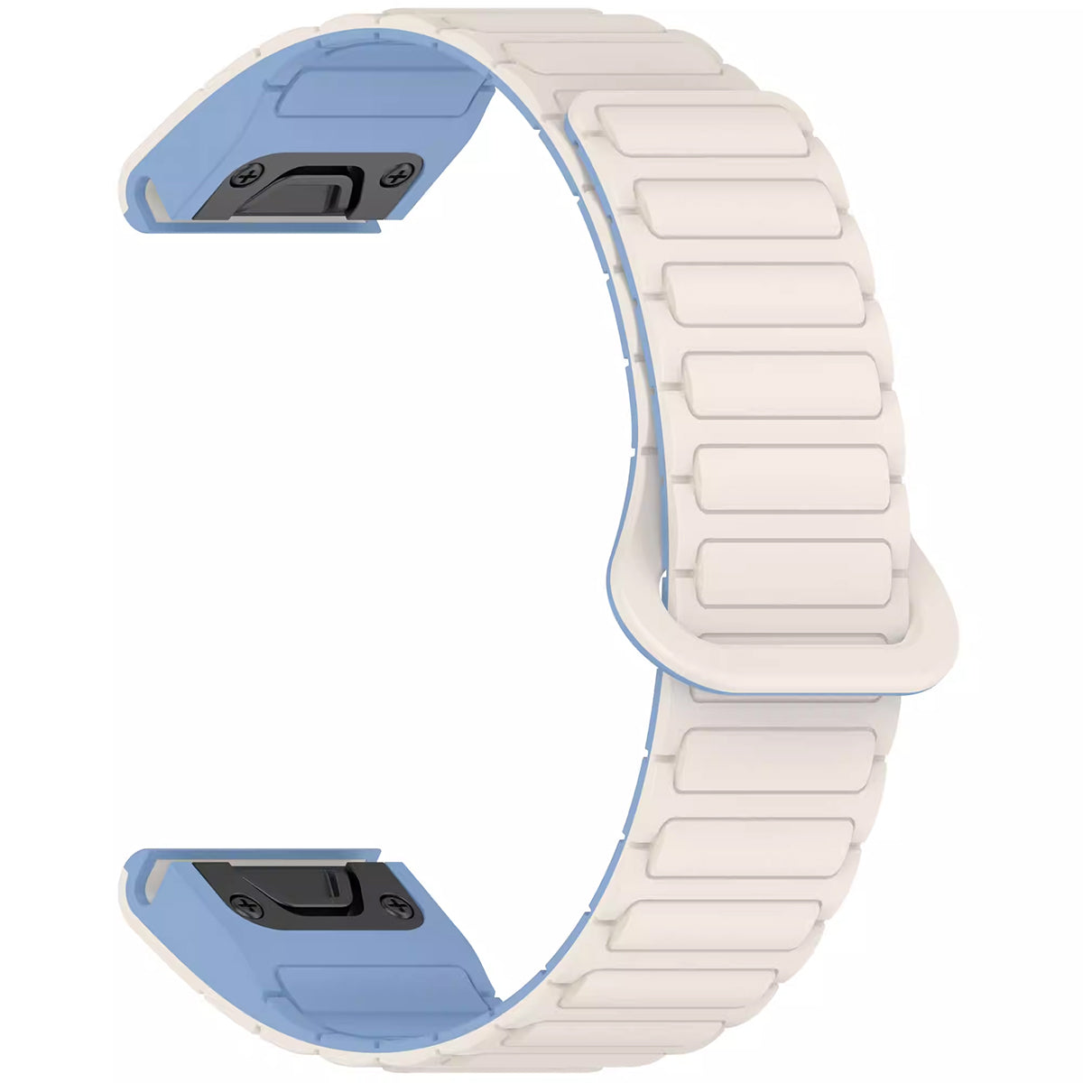 Garrett Garmin 雙色矽膠磁吸錶帶【QuickFit】 - hkwatchbandco